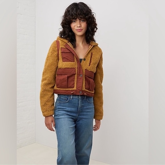 NEW UpWest Convertible Utility Sherpa Jacket/Vest Golden Earth Sz M & Lg NWT - Picture 6 of 8